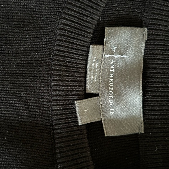 Anthropologie sweater vest with dicky blouse, size L - Picture 2 of 3